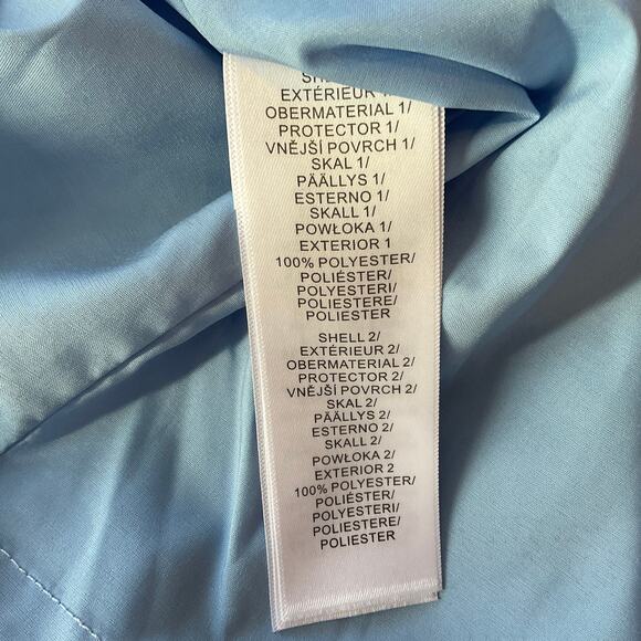 Aidan Mattox Sequined Fringe Mini Sheath Cocktail Dress Blue Size 6 Sleeveless - Picture 11 of 14